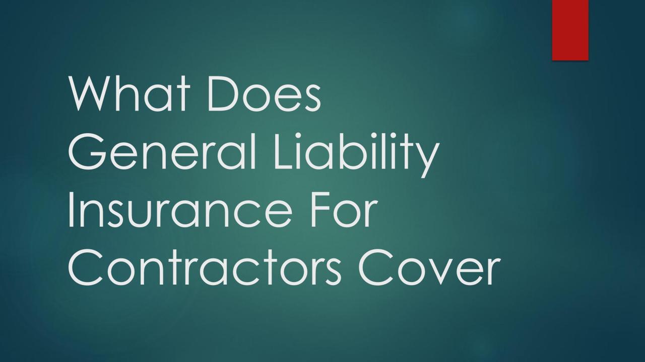Insurance liability subcontractor ways